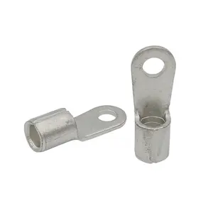 Good Electrical Conductivity Non-Insulating Electrical connector Terminal Lugs Types Ring Terminal