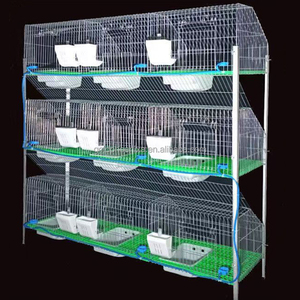 YYC Ensemble complet galvanisé à chaud sans fumier nettoyage lapin élevage ferme lapin Cage - Product Image 3