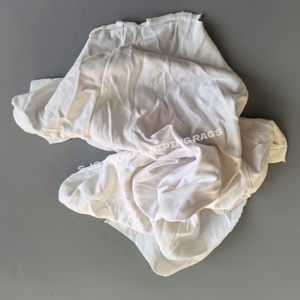 Trapos de Limpieza Blancos 100% Algodón, Trapos Industriales, Trapos de Tela, Trapos de Camiseta, Trapos de Algodón, 8 Kg, Blancos - Product Image 1