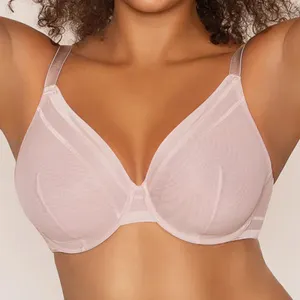 Ladymate ODM.OEM sujetador de talla grande reggiseno con ferretto da donna imbottito 32D - 44FG reggiseno taglie forti con copertura integrale Regno Unito