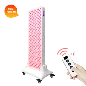 New Touch Screen 1500W Infrared Red Light Therapy Lamp RL300max full body Pain Relief red led infrared red light therapy bed