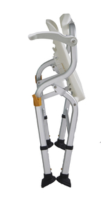 Inodoro de ducha multiusos con reposabrazos plegable para personas mayores y discapacitadas - Product Image 4