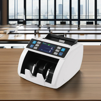 Compteur de billets multi-devises avec détecteur de faux billets (polymeres LYD XOF USD EUR) – Qualité professionnelle, vitesse de comptage 1000 pièces