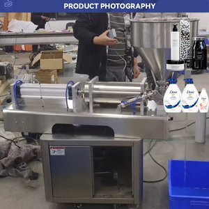 Qualité première 1000ml pâte mélange Machine de remplissage crème cosmétique jus Machine de remplissage embouteillage eau Machine de remplissage - Product Image 6