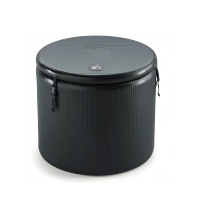 Baignoire à glace gonflable en PVC certifiée CE pour l'extérieur, DWF haute pression, plongée froide portable, garantie 2 ans, 1 personne