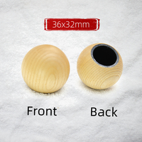 Venta al por mayor-Tapa de madera/Tapas de madera Cubiertas de spray de perfume para botella de spray de lujo 30ml 50ml 100mL Vidrio recargable Vacío