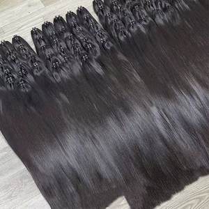 Extensiones de Cabello Humano al por Mayor, Cabello Liso Natural con Cutícula Alineada, Doble Trama, Alta Densidad - Product Image 3