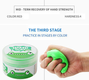 Peralatan Terapi Tangan Putty 3Oz 4 Pak, Putty Latihan Tangan untuk Terapi Pekerjaan dan Fisik - Product Image 3