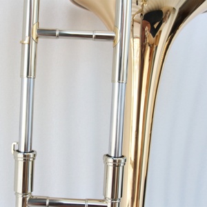 <span class=keywords><strong>Trombone</strong></span> ténor professionnel en laiton jaune, laqué transparent de haute qualité, avec glissière manuelle, pour instruments en si bémol/sol - Product Image 2