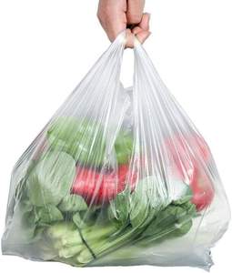HC Sac de stockage des aliments en plastique pour t-shirt transparent de haute qualité sur rouleau pour supermarché et exposition Option économique - Product Image 1