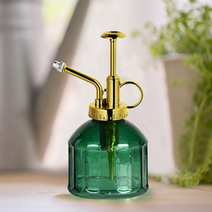 Vaso d'<span class=keywords><strong>acqua</strong></span> in stile bottiglia di <span class=keywords><strong>vetro</strong></span> Color menta piante <span class=keywords><strong>vetro</strong></span> Mister TG314 Vintage Spray pompa spruzzatori giardino verde pompa decorazione - Product Image 4