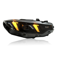 Faros Delanteros Estilo Ojo de Serpiente para BMW Serie 4 F32 M3 F80 M4 F82 2013-2019, Conjunto de Faros LED Delanteros para Automóvil, DRL Amarillo y Blanco