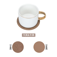 Vente en gros Nouveau style de tapis de table Nuoxin sets de table ronds double face en similicuir avec logo personnalisé