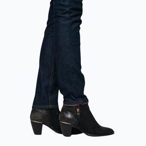 Jeans de Mezclilla Elásticos Premium de Corte Ajustado y Alta Calidad para Mujer, Color Índigo, con Forro Protector para Motociclistas - Product Image 6