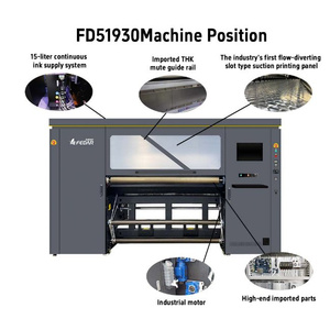 Imprimante par sublimation FD51930E 1900 mm avec 30 têtes Epson I3200-AI pour l'impression textile et vestimentaire personnalisée - Product Image 2