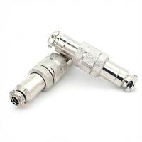 Câble de raccordement étanche GX30, connecteurs aviation mâle et femelle 4 broches