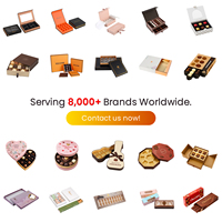 Boîte d'Emballage Personnalisée pour Barre de Chocolat, Truffes, Bonbons de Luxe, Boîte Cadeau pour Chocolats