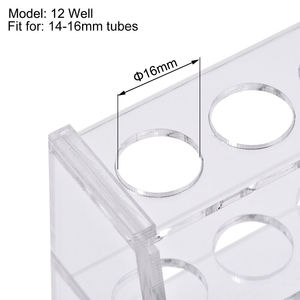 264*50*80mm Acrylic Reagent Vial Rack 12 <strong>Places</strong> 3 Layers Test Tube Holder Bath Salt Glass Vase Spice <strong>Stand</strong> - Product Image 4