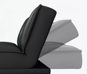 Canapé-lit moderne gonflable en cuir PU souple écologique pour chambre à coucher, salon, appartement, hôtel - Product Image 6