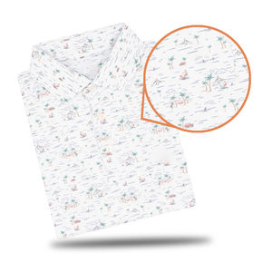 OEM 88 poliéster 12 Spandex rendimiento atlético Golf ropa de alta calidad para hombre cuello rendimiento Golf camisa Polos - Product Image 4