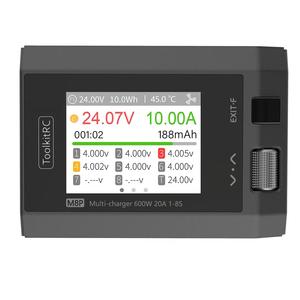 Toolkitrc เครื่องชาร์จ M8P 600W 20A กำลังสูงกว่า <span class=keywords><strong>Lipo</strong></span> lihv Life 1-8S วัตต์มิเตอร์ชาร์จมัลติฟังก์ชั่นสมดุลสำหรับชิ้นส่วน fdrone PV - Product Image 5