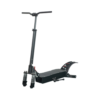 Cadre de trottinette électrique durable X6, fourche ouverte de 135 mm, pliage facile, suspension avant et arrière, charge maximale de 150 kg, pour réparation - Product Image 4