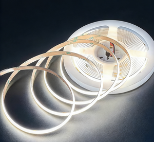 <span class=keywords><strong>COB</strong></span> 12V/24V 320LED 8 mét mạ điện tấm <span class=keywords><strong>LED</strong></span> Strip ánh sáng 3000k-6000K linh hoạt mật độ cao điều khiển bằng giọng nói IP67 cri90 - Product Image 2