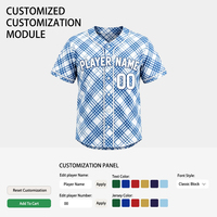 Camisetas de Béisbol Personalizadas con Logotipo y Número del Equipo Cosidos en Tela de Malla Transpirable Tipo Bird Eye para Adultos, Liga de Softbol de Verano