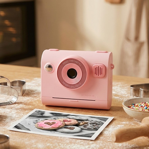 กล้องถ่ายรูปสำเร็จรูปสำหรับเด็ก OEM ของขวัญสำหรับเด็ก เครื่องพิมพ์ภาพขนาดเล็กพกพา กล้องน่ารักพร้อมฟังก์ชั่นบันทึกการเล่นเกม ได้รับมาตรฐาน CE - Product Image 1