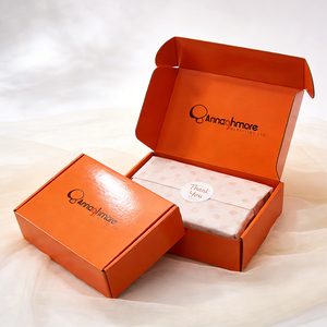 Boîte d'<span class=keywords><strong>abonnement</strong></span> en carton ondulé argenté brillant avec logo personnalisé pour la livraison mensuelle de produits de beauté en <span class=keywords><strong>surprise</strong></span>, style avion - Product Image 3