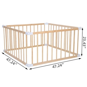 <span class=keywords><strong>Corral</strong></span> de <span class=keywords><strong>Madera</strong></span> Moderno para Bebés, Centro de Juegos Seguro para Niños Pequeños, Equipamiento para Guardería - Product Image 5