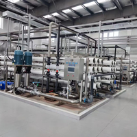 Usine de dessalement par osmose inverse en 2 étapes, capacité de 200 000 gallons par jour, système d'osmose inverse de l'eau de mer (SWRO)
