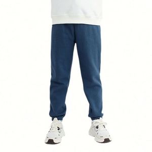 Sweat-shirts de sport d'automne pour garçons 100 % coton, nouveau style coréen, couleur unie, décontractés, et pantalons anti-moustiques pour grands enfants, pour le sport - Product Image 5