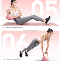 Kettlebell de PVC Suave para Mujeres - Ejercicio en Casa y Adelgazamiento, Equipo de Ejercicio Ligero y Duradero para Tonificar y Cardio