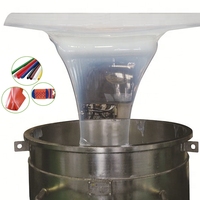Revêtement en caoutchouc de silicone liquide TBL-8660 sur le tissu