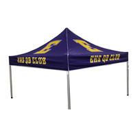 Tenda Gazebo cetak aluminium tugas berat kualitas tinggi untuk acara mobil tenda luar ruangan tenda dapat ditarik dapat disesuaikan