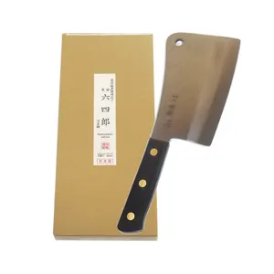 Bloco de aço inoxidável elástico de 160mm, branco de faca de cozinha japonês