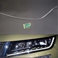 Module de circuit imprimé pour phare de voiture DRL, tube de lampe à lumière blanche, ballast, module Angel Eye, compatible avec Skoda Kodiaq 17-2021, version européenne