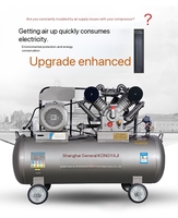 Compresseur d'air électrique à piston portable de 300 litres, haute pression, 220V/380V, moteur de qualité industrielle pour l'industrie de la peinture automobile