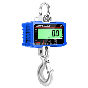 Balance de grue de chantier suspendue numérique électronique robuste 2T 2000KG OCS pour ferme, bateau, pêche avec télécommande GYS-154C2 - Product Image 1
