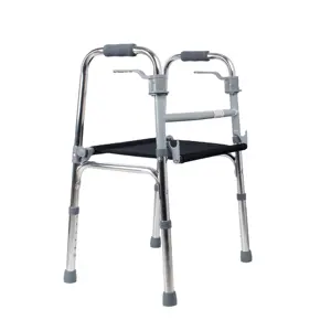 Leichte Gehhilfe zusammen klappbar ältere Menschen Disable People Rolla tor mit Sitzhöhe verstellbarer Walker
