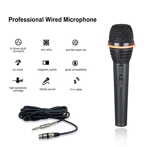 Cable de 5 metros con cable dinámico unidireccional para cantar, el mejor micrófono vocal cardioide de mano - Product Image 2