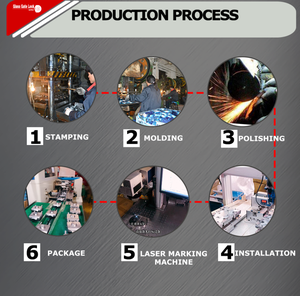 Deve Metall Haupt-Innentürschloss aus China, Edelstahl-Zentralverriegelung für Schiebetüren aus Glas mit Schlüssel - Product Image 5