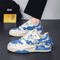 Chaussures de skate respirantes de haute qualité, chaussures de sport tendance, baskets décontractées pour la course à pied, chaussures pour jeunes hommes, chaussures antidérapantes
