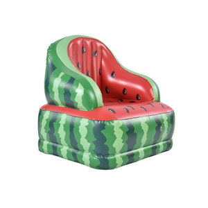 <b>Inflatable</b> Watermelon <b>Sofa</b> Chair PVC Outdoor Casual Air <b>Sofa</b> For Kids And Adults - Product Image 1