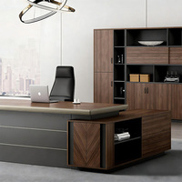 Bureau de direction en bois moderne en gros, mobilier de bureau, bureau du directeur et du professeur, bureaux administratifs, bureau d'affaires