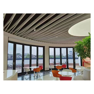 <span class=keywords><strong>Porte</strong></span> accordéon en alliage d'aluminium robuste pour usage industriel et commercial, cloison extérieure pour entrepôt et espace de vente, isolation thermique - Product Image 5