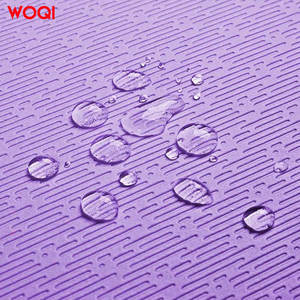 Tapis de yoga Woqi 6 mm d'épaisseur, tapis d'exercice en EVA violet rectangulaire pour le yoga et les entraînements - Product Image 4