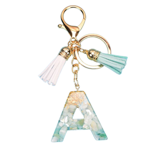 Porte-clés personnalisé 26 lettres en résine - Product Image 4