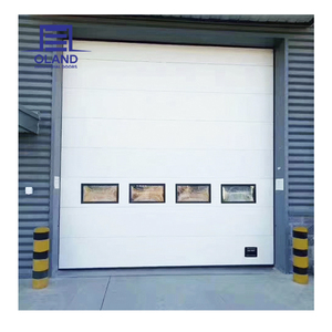 Porta Sezionale Industriale Termoisolata di Alta Qualità con Finestra di Ispezione per Magazzino - Product Image 3